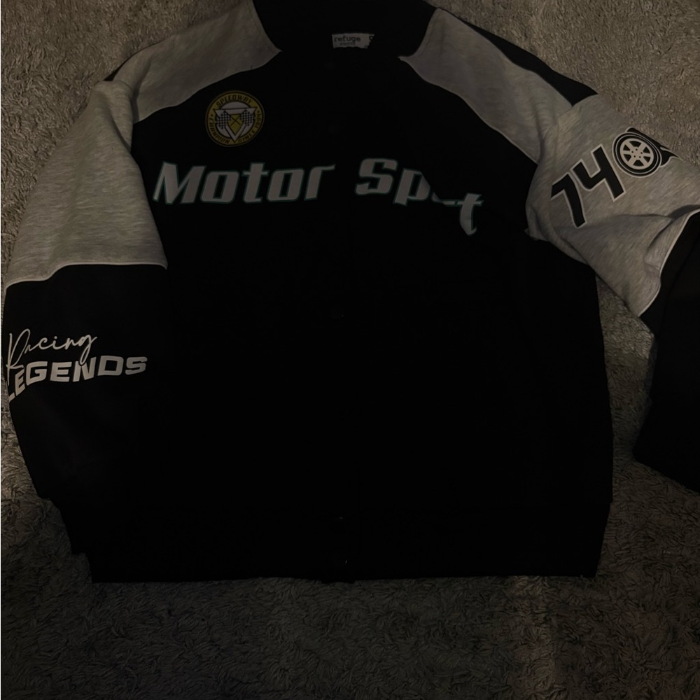 Refuge Charcoal and Ebony Sports Jacket